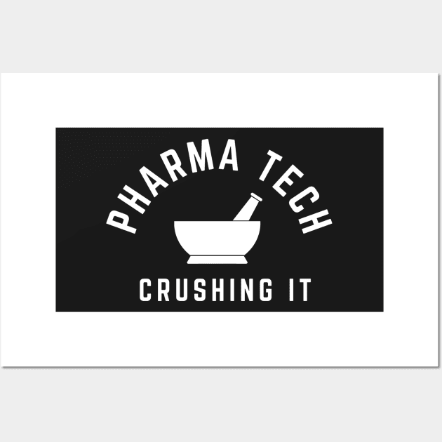 Pharma Tech Crushing It Wall Art by CityNoir